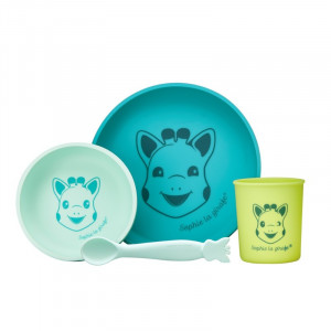 Set repas silicone Sophie la girafe Vulli